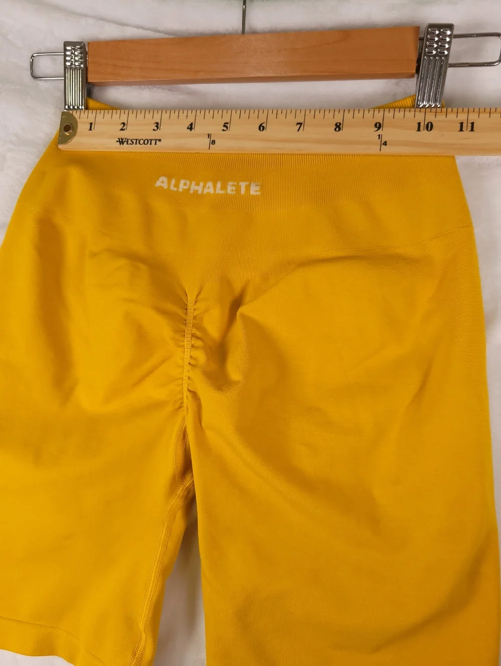 Alphalete Amplify Bike Shorts Golden Yellow M